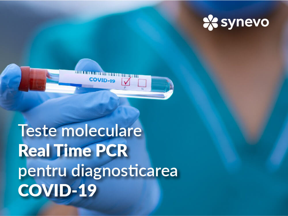 Teste moleculare Real Time PCR pentru diagnosticarea COVID-19 - Synevo