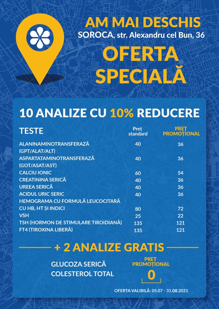 Acum am deschis un centru de recoltare Synevo si in mun.Soroca! - Synevo