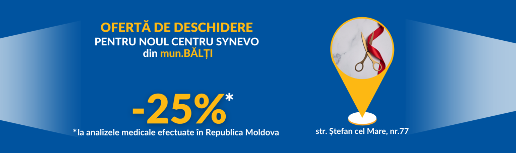 Un nou centru de recoltare Synevo în mun. Bălți! - Synevo