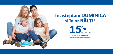 Synevo din mun. Bălți e deschis și Duminica! - Synevo