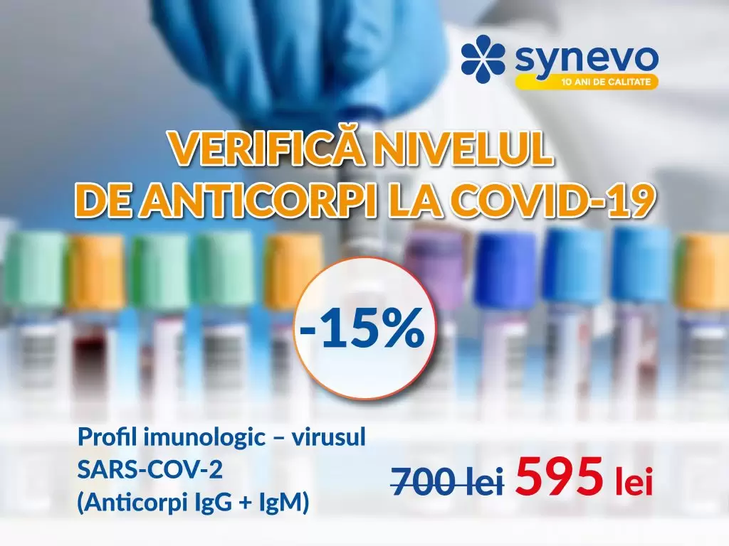 Ofertă: Profil imunologic - Anticorpi COVID-19 - Synevo