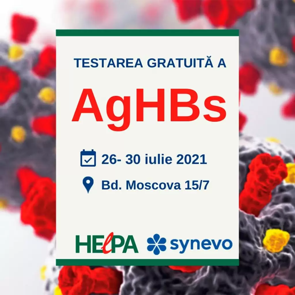 Oferim TESTAREA GRATUITA a AgHBs persoanelor nascute in perioada 1950-1990! - Synevo