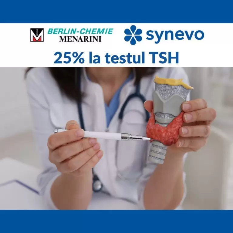 25% reducere la testul TSH împreună cu BERLIN CHEMIE - Synevo