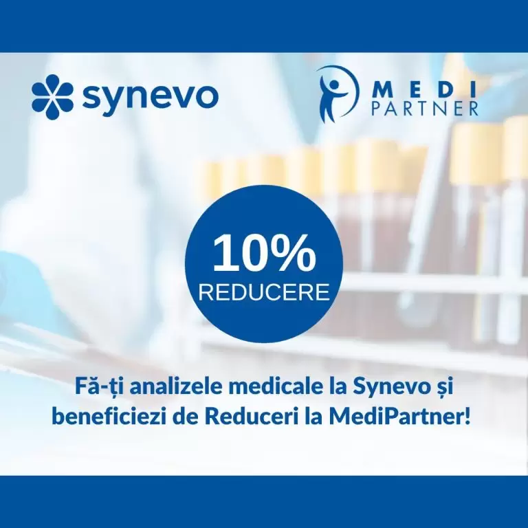 Fă-ți analizele la Synevo și ai 10% Reduceri la MediPartner! - Synevo